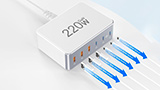 Nuove scorte e soli 23,99 per il caricatore multiplo da 220W, ok per smartphone, tabet tanti PC e anche MacBook